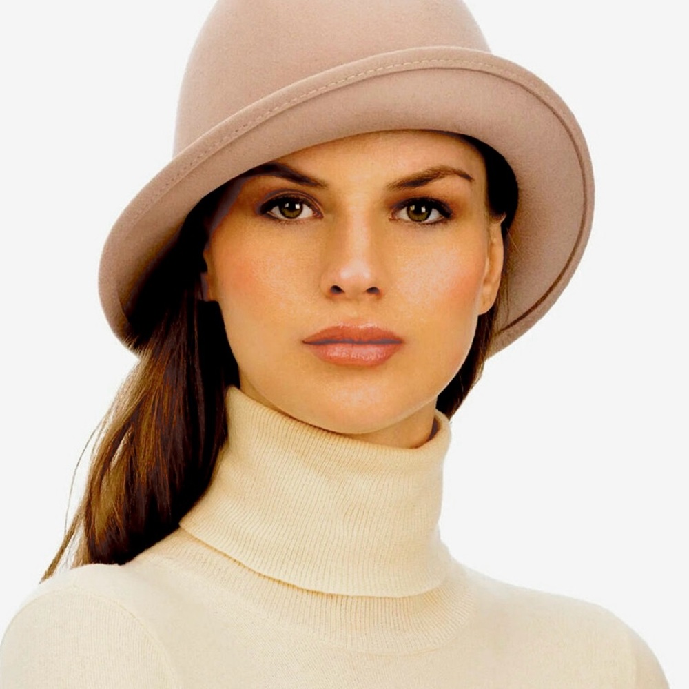 Eric Javits Tan Felt Hat